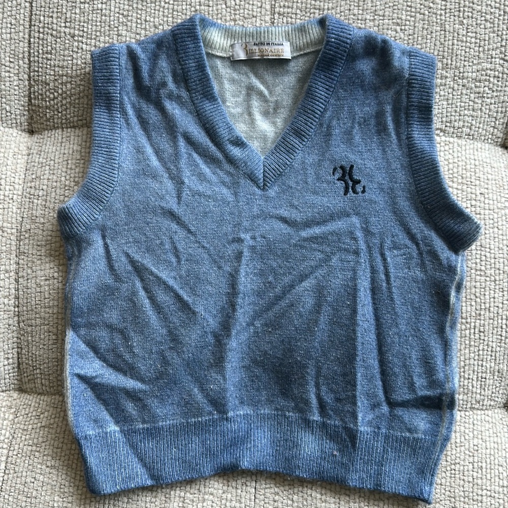 Billionaire Cashmere Vest size 12M